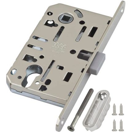 B06103.50.34.567 (=B05103) Замок  под цилиндр (матовый хром) с отв. пл. B02402.05.34 MEDIANA POLARIS (магнитный)