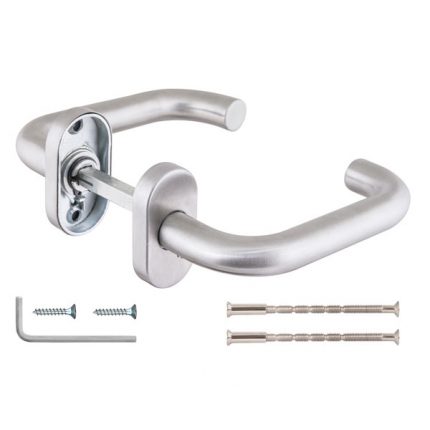 Ручка раздельная Fuaro (Фуаро) DSS-0203P/19 (нержавейка), квадрат 8x140 мм