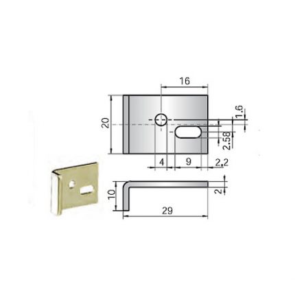 455365 Запорная планка